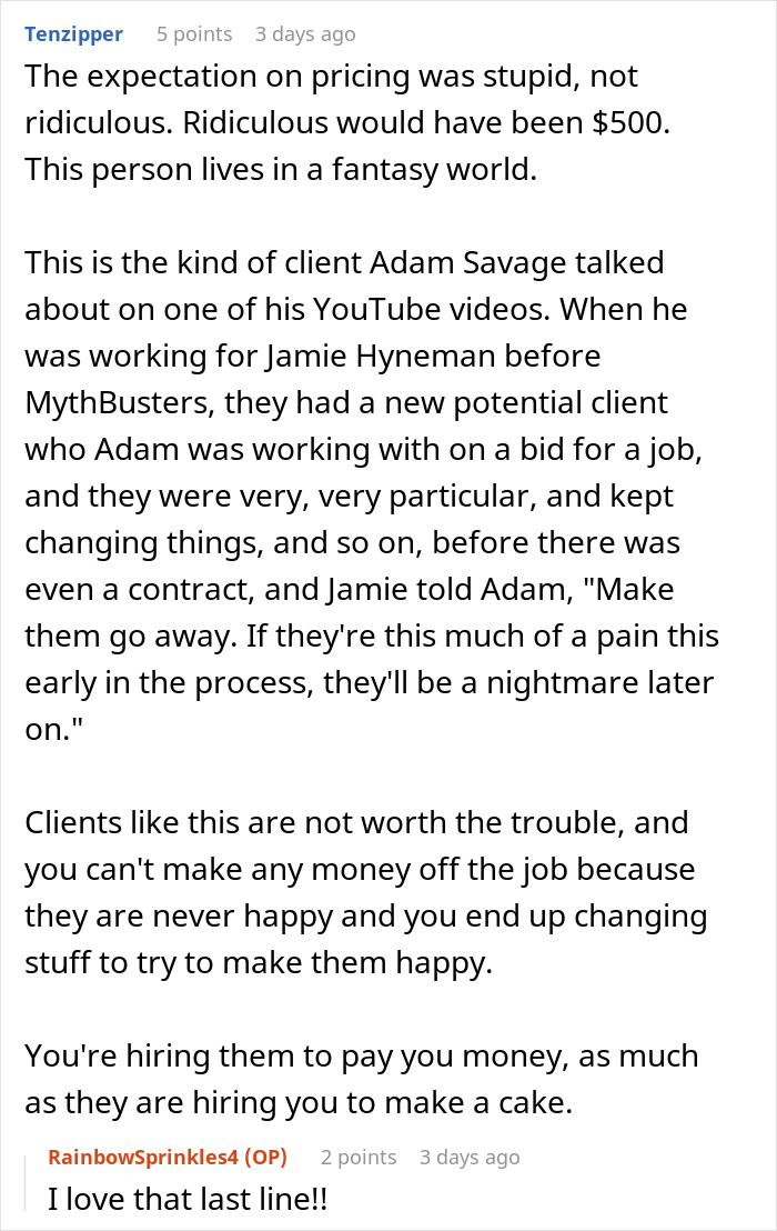 Client Drops “Take It Or Leave It” On Baker After Offering $50 For A Wedding Cake, They Leave Client Drops “Take It Or Leave It” On Baker After Offering $50 For A Wedding Cake, They Leave