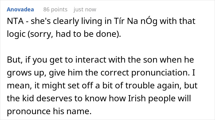 Woman Feels BIL Is Ungrateful When She Wants To Name Baby After Him, He Asks Her To Say It Right Woman Feels BIL Is Ungrateful When She Wants To Name Baby After Him, He Asks Her To Say It Right