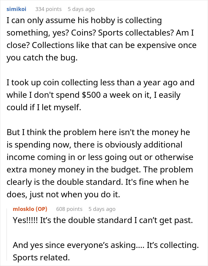 “I Don’t Understand How Stressed He Gets”: Wife Calls Husband Out On His Expensive Hobby “I Don’t Understand How Stressed He Gets”: Wife Calls Husband Out On His Expensive Hobby