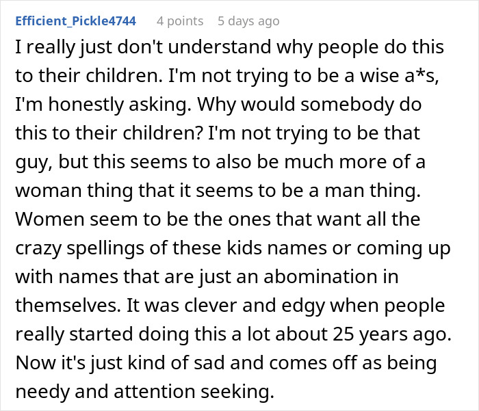 “Kunthea”: Woman Documents The Most Unfortunate Baby Names That Utah Parents Have Chosen “Kunthea”: Woman Documents The Most Unfortunate Baby Names That Utah Parents Have Chosen