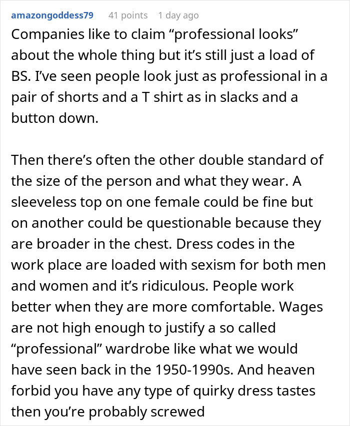 Management Tries To Force Ridiculous Dress Code During Heat Wave, Worker Maliciously Complies Management Tries To Force Ridiculous Dress Code During Heat Wave, Worker Maliciously Complies