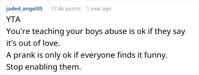 Mom Defends Her Sons’ Birthday Prank Directed At Her Stepdaughter, Folks Online Tear Her To Shreds Mom Defends Her Sons’ Birthday Prank Directed At Her Stepdaughter, Folks Online Tear Her To Shreds