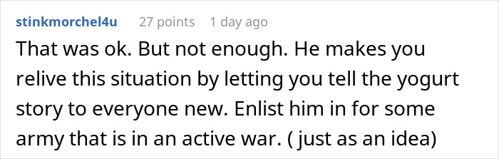 18 Years After Anonymous Yogurt Pelting, Woman Finds Out Who It Was And Gets Sweet Revenge 18 Years After Anonymous Yogurt Pelting, Woman Finds Out Who It Was And Gets Sweet Revenge