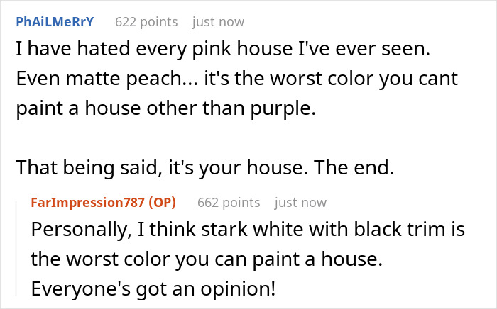 Homeowner Is Sick Of Neighbor's Complaints About Their Bright Color House, Tells Him To Get A Life Homeowner Is Sick Of Neighbor's Complaints About Their Bright Color House, Tells Him To Get A Life