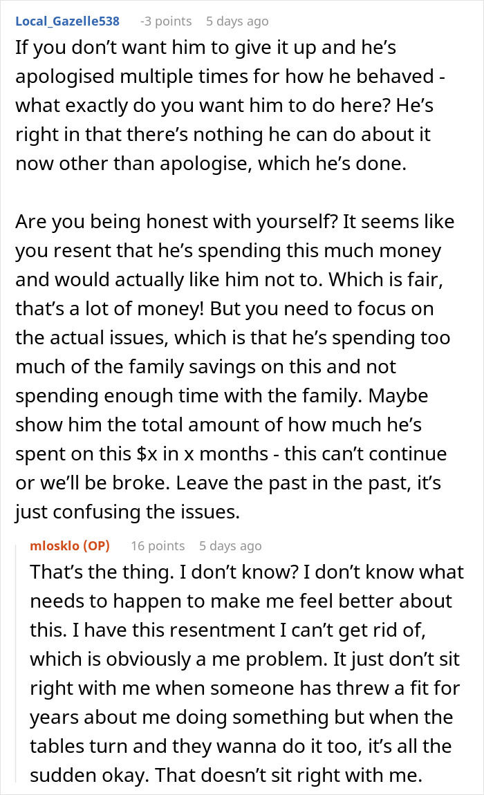 “I Don’t Understand How Stressed He Gets”: Wife Calls Husband Out On His Expensive Hobby “I Don’t Understand How Stressed He Gets”: Wife Calls Husband Out On His Expensive Hobby