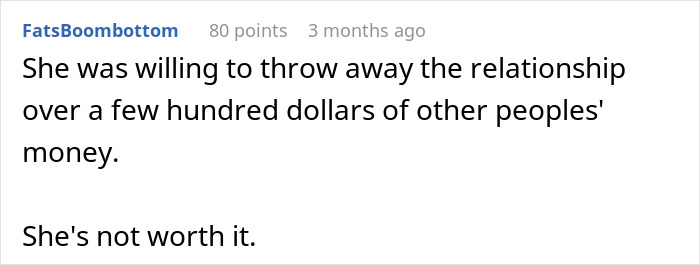 Man Dumps GF After She Expects Him To Foot $1,100 Bill Since He’s “The Man,” Starts To Regret It Man Dumps GF After She Expects Him To Foot $1,100 Bill Since He’s “The Man,” Starts To Regret It