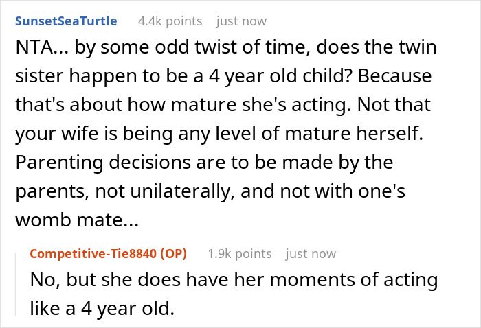 Man Sparks Family Feud By Rejecting SIL's Timeless Baby Name Idea For His Own Daughter Man Sparks Family Feud By Rejecting SIL's Timeless Baby Name Idea For His Own Daughter