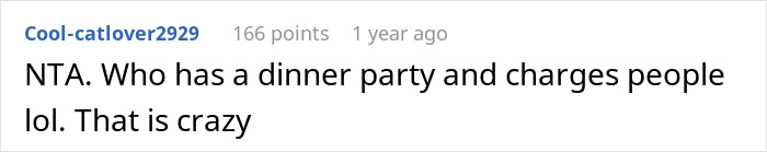 Unexpected Dinner Party Charge Leaves Guests Outraged: “I Didn’t Do This For Free” Unexpected Dinner Party Charge Leaves Guests Outraged: “I Didn’t Do This For Free”