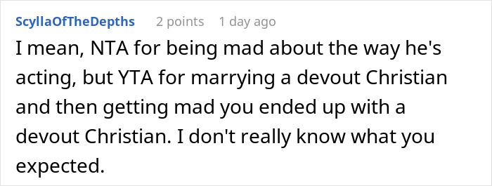 Woman Agrees To Convert If Husband Agrees To Actually Be A Good Christian, Triggers Him Woman Agrees To Convert If Husband Agrees To Actually Be A Good Christian, Triggers Him