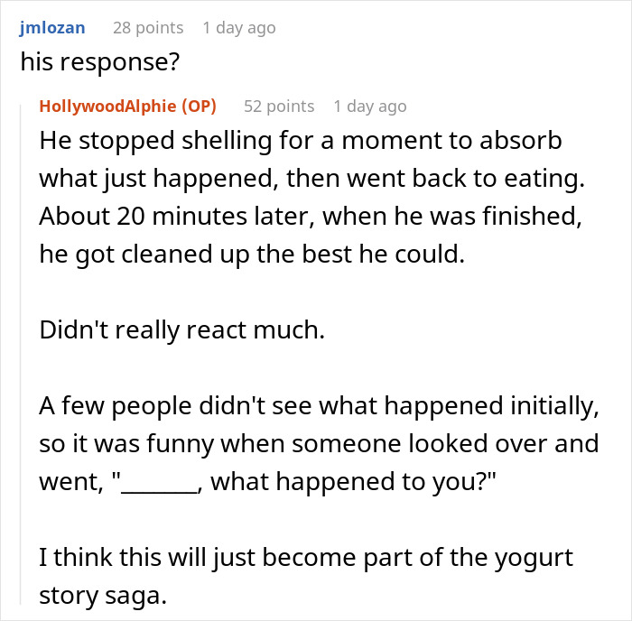 18 Years After Anonymous Yogurt Pelting, Woman Finds Out Who It Was And Gets Sweet Revenge 18 Years After Anonymous Yogurt Pelting, Woman Finds Out Who It Was And Gets Sweet Revenge