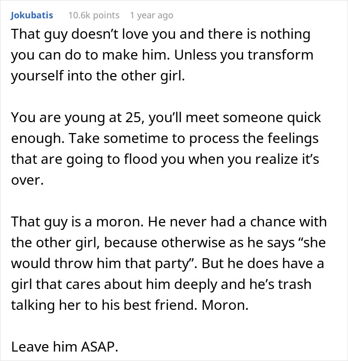 Woman Overhears Boyfriend Of 8 Years Saying She ‘Disgusts’ Him On His Birthday, Shatters Her Heart Woman Overhears Boyfriend Of 8 Years Saying She ‘Disgusts’ Him On His Birthday, Shatters Her Heart