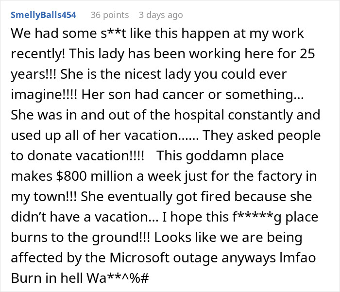 “It Finally Happened”: Woman Is Furious After Boss Expects Her To “Donate” PTO To A Coworker “It Finally Happened”: Woman Is Furious After Boss Expects Her To “Donate” PTO To A Coworker