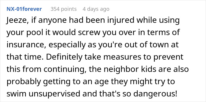 Woman Stayed Home For 4th Of July, Found Out Neighbors Would Use Her Pool While She Was Away Woman Stayed Home For 4th Of July, Found Out Neighbors Would Use Her Pool While She Was Away