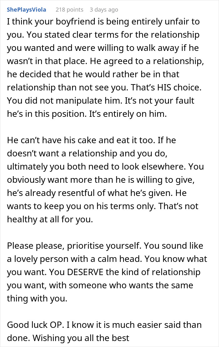 Woman Gives Her ‘Situationship’ An Ultimatum, He Has A ‘Wake-Up Call’ Almost 4 Years Later Woman Gives Her ‘Situationship’ An Ultimatum, He Has A ‘Wake-Up Call’ Almost 4 Years Later
