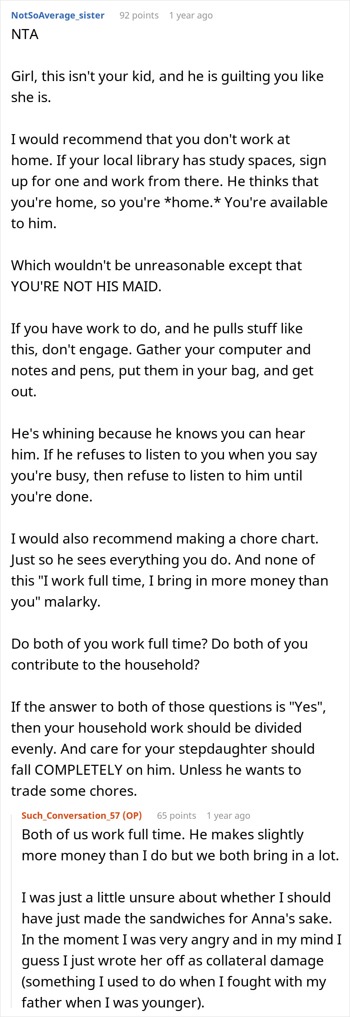 Woman Expected To Drop Work And Make Sandwiches For Husband And Stepkid, Loses It And Bashes Him Woman Expected To Drop Work And Make Sandwiches For Husband And Stepkid, Loses It And Bashes Him