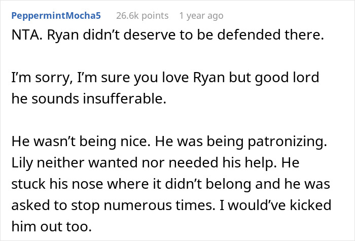 Guy Removed From Dinner Party For Babying And "Helping" Blind Woman Far Too Much Guy Removed From Dinner Party For Babying And "Helping" Blind Woman Far Too Much