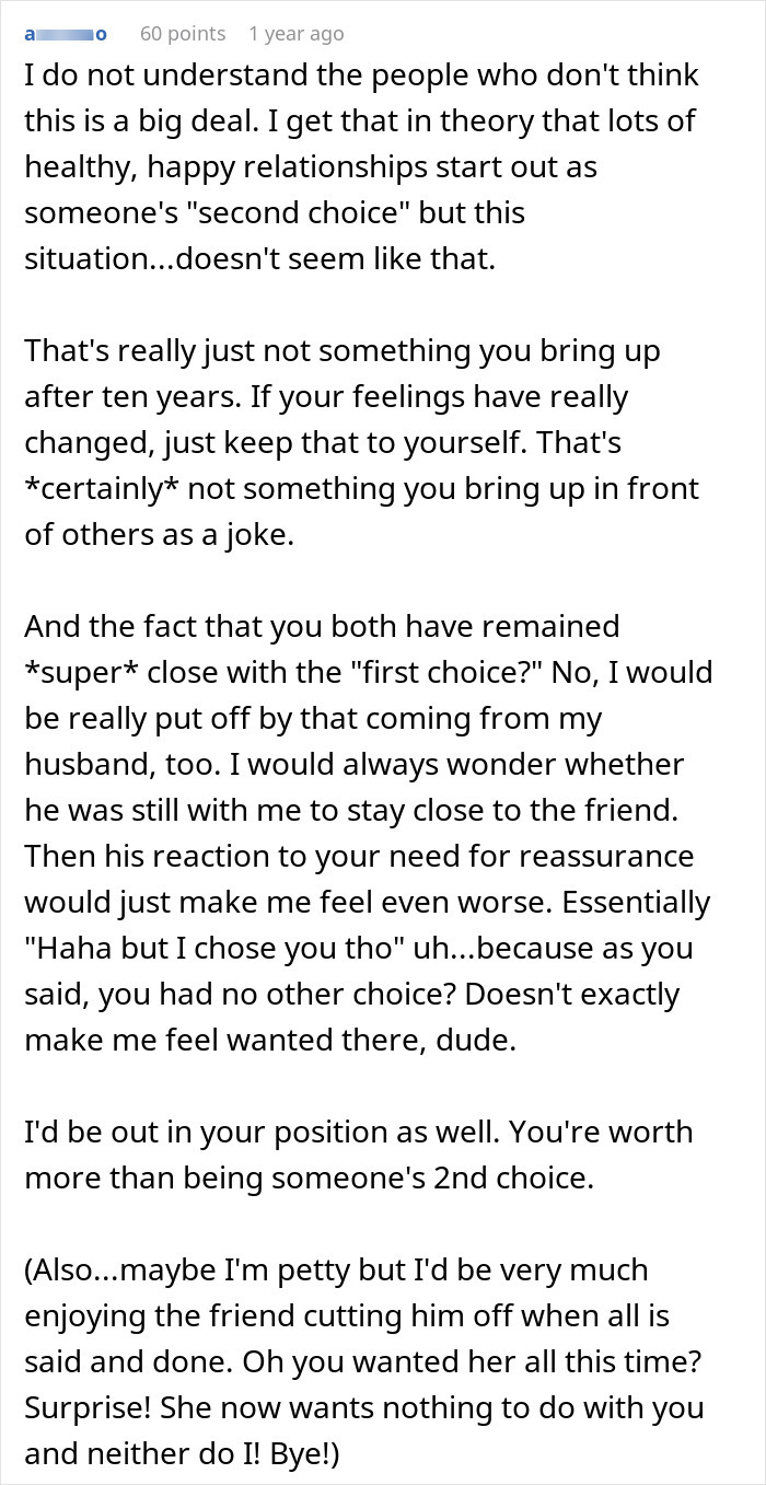 Wife Files For Divorce Soon After Husband Admits She Was A Backup Plan, Husband Cries ‘Poor Me’ Wife Files For Divorce Soon After Husband Admits She Was A Backup Plan, Husband Cries ‘Poor Me’