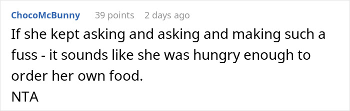 Man Called Selfish And Heartless For Not Sharing Half Of His Food With A Pregnant Woman Man Called Selfish And Heartless For Not Sharing Half Of His Food With A Pregnant Woman