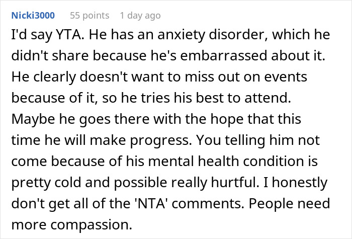 “AITA If I Asked My Daughter’s Deipnophobic Boyfriend Not To Come Over When We Are Eating?” “AITA If I Asked My Daughter’s Deipnophobic Boyfriend Not To Come Over When We Are Eating?”