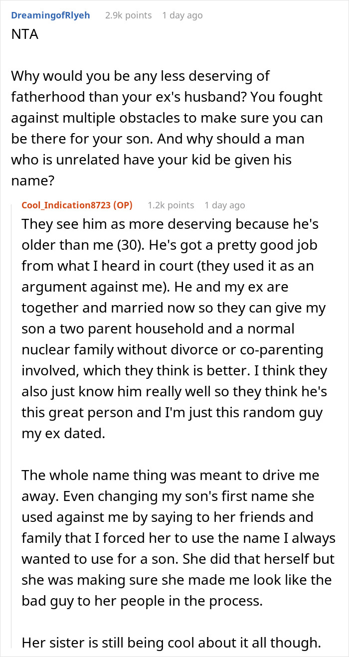 Man Finds Out His Ex Is Pregnant, Sues Her After Failed Attempt To Name Baby After Her New Husband Man Finds Out His Ex Is Pregnant, Sues Her After Failed Attempt To Name Baby After Her New Husband