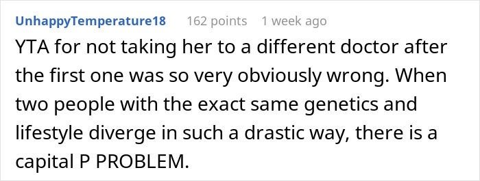 Parent Denies Punishing Their Skinny Twin After She Discovers True Motive Behind Family's Diet Shift Parent Denies Punishing Their Skinny Twin After She Discovers True Motive Behind Family's Diet Shift