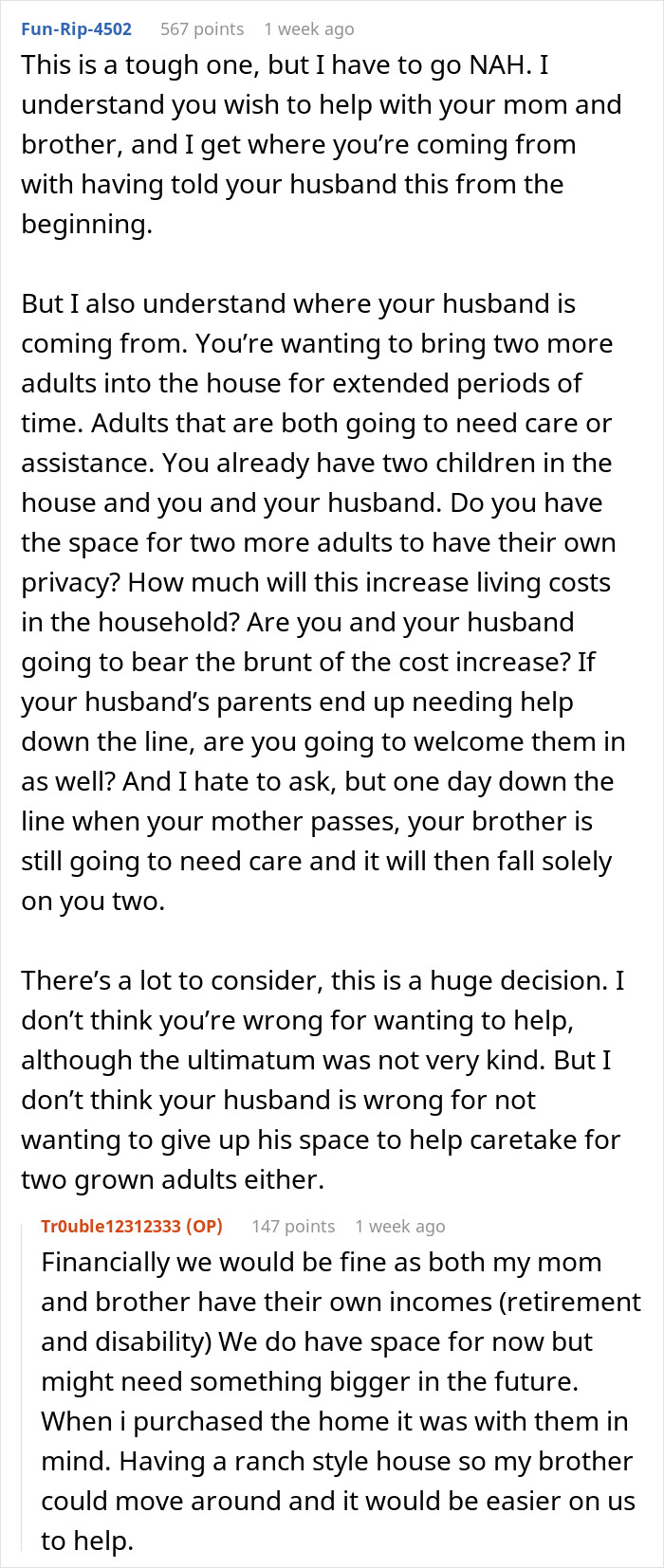 Husband Doesn’t Want To Lose His Privacy, Won’t Allow In-Laws To Move In, Wife Tells Him To Leave Husband Doesn’t Want To Lose His Privacy, Won’t Allow In-Laws To Move In, Wife Tells Him To Leave