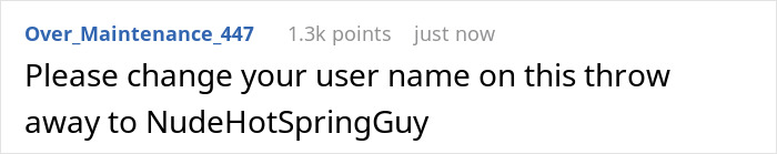 "Nude Hot Spring Guy" Is Shocked After Woman Tells Him To Wear Clothes Because She Brought Her Kids "Nude Hot Spring Guy" Is Shocked After Woman Tells Him To Wear Clothes Because She Brought Her Kids