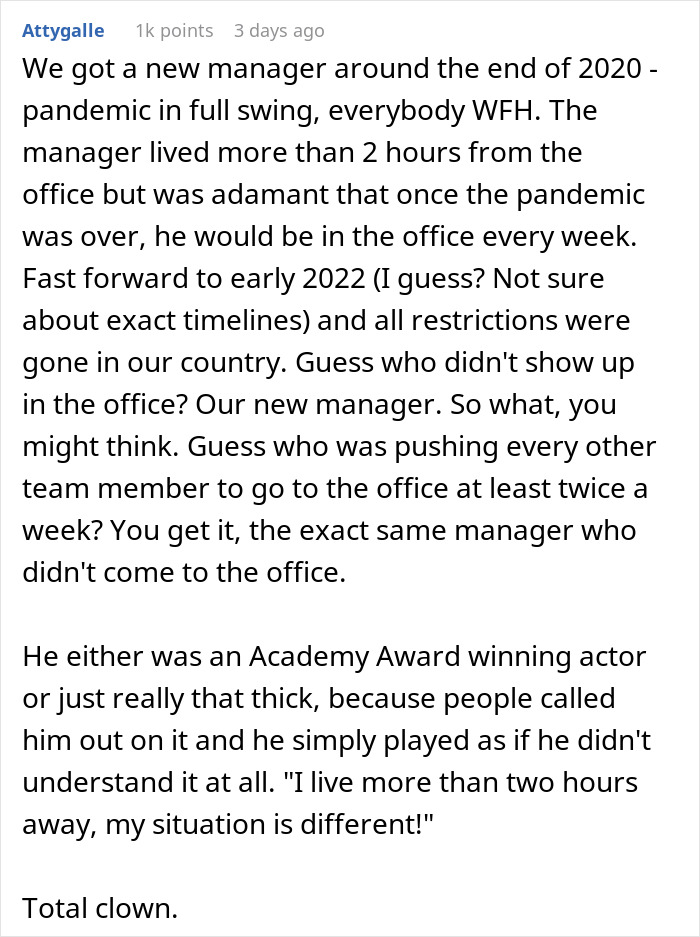 “Lead By Example”: CEO Forced To Backtrack His Return-To-Office Policy After Malicious Compliance “Lead By Example”: CEO Forced To Backtrack His Return-To-Office Policy After Malicious Compliance