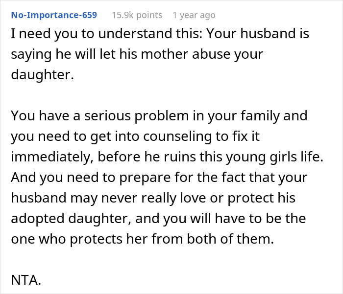 Mom Is Appalled To Learn MIL Filled 8YO Son's Head With Hate Towards Adopted 5YO Sister Mom Is Appalled To Learn MIL Filled 8YO Son's Head With Hate Towards Adopted 5YO Sister