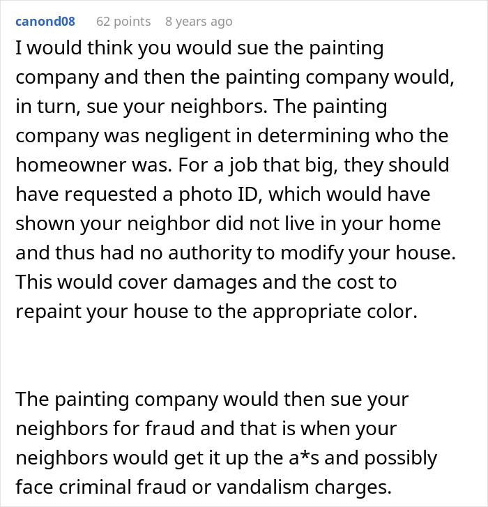 “Called The Police On Me”: Woman Shocked After Neighbors Paint Her House While She’s Away “Called The Police On Me”: Woman Shocked After Neighbors Paint Her House While She’s Away