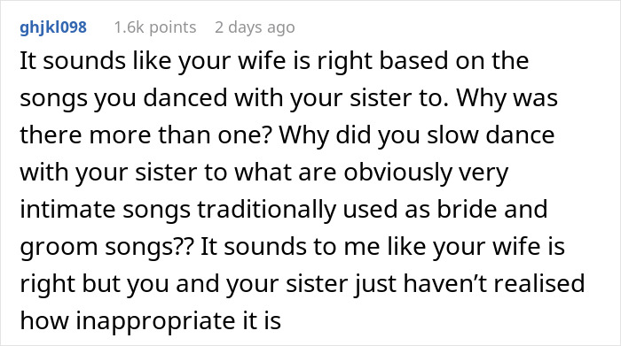 Man Brushes Off Wife’s Concern About His Relationship With His Sister, People Have Their Doubts Man Brushes Off Wife’s Concern About His Relationship With His Sister, People Have Their Doubts