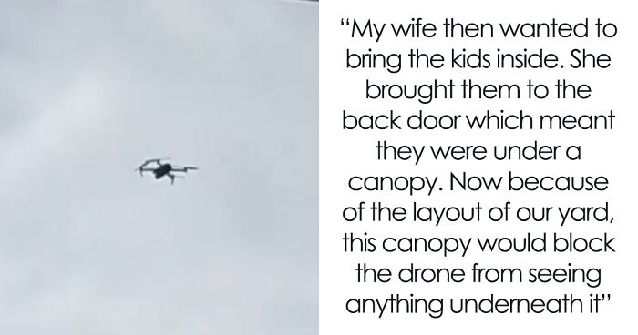 Creepy Stalker Uses Drone To Spy On Family With Small Kids, Guy Takes Matters Into His Own Hands