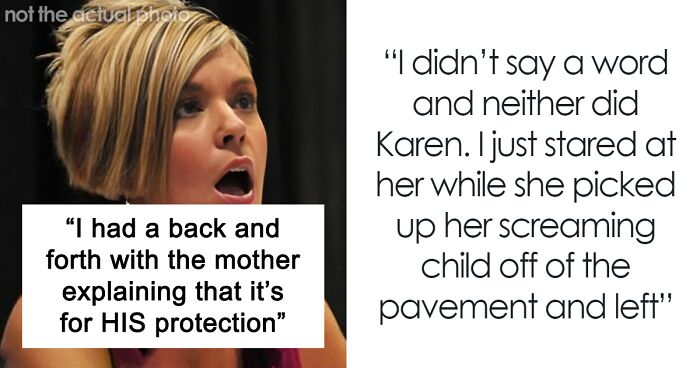 Entitled Mom Won’t Move Her Kid Out Of The Way Of An Inflatable Slide, Ends Up Regretting It