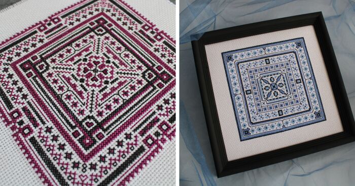 My Geometric Stitch Cross Patterns (6 Pics)