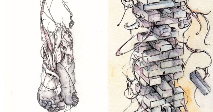 I’ve Chronicled My Medical Condition Through A Series Of Artworks (5 Pics)