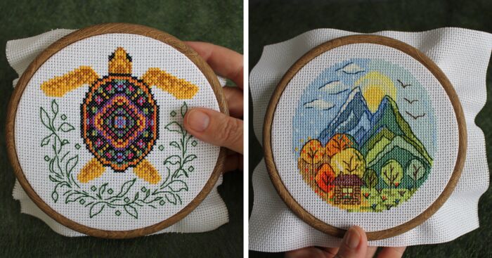 My Simple And Easy Cross-Stitch Patterns (11 Pics)