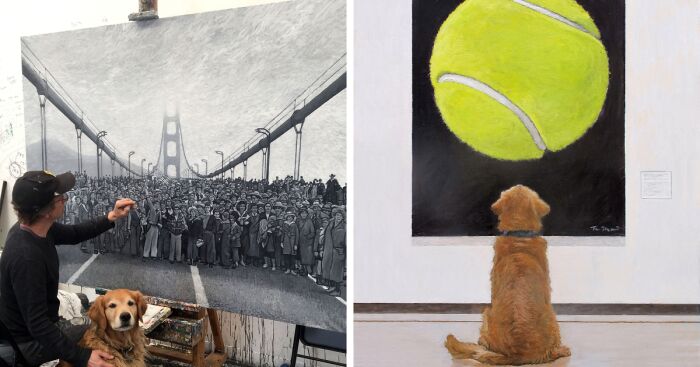 A Painting Of My Golden Retriever That Went Viral And Changed My Life Forever