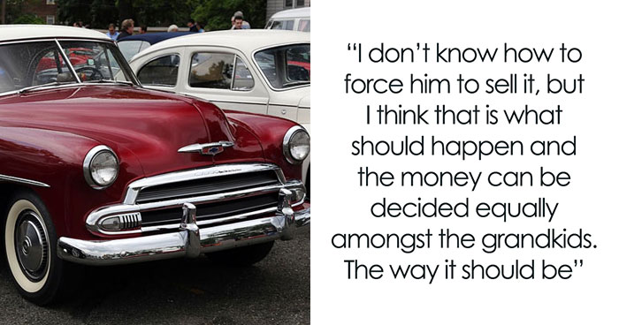 Mom Forces Son To Sell A Car He Inherited From Grandpa To Share With Family, Gets A Reality Check