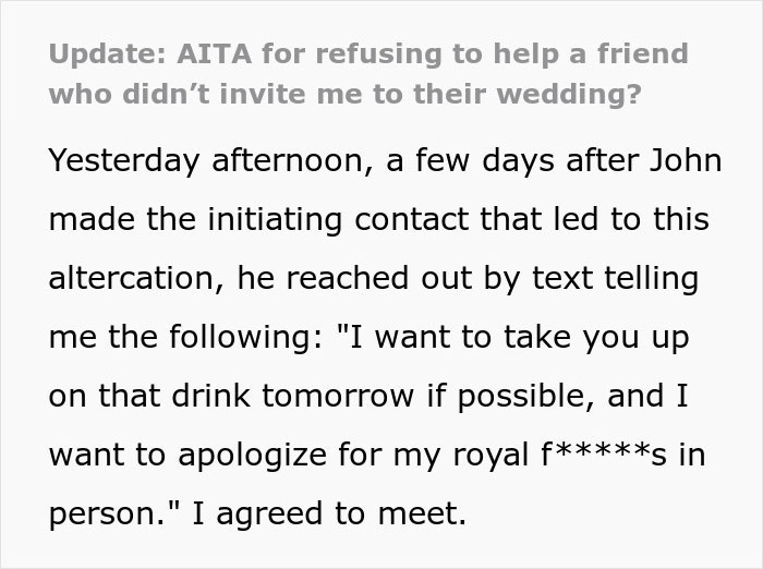 Couple Count On Friend’s Help After Not Inviting Him To The Wedding, Get A Reality Check Couple Count On Friend’s Help After Not Inviting Him To The Wedding, Get A Reality Check