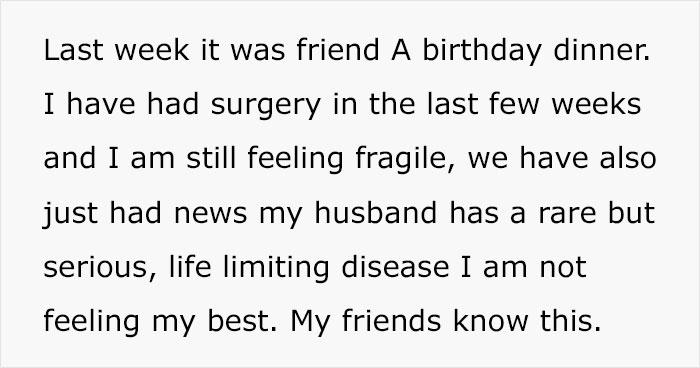 Friends Of 13 Years Turn Their Back On Woman After She Arrives Late For Party, She's Shocked Friends Of 13 Years Turn Their Back On Woman After She Arrives Late For Party, She's Shocked