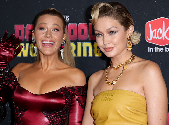 Blake Lively And Gigi Hadid Stun At The “Deadpool & Wolverine“ Premiere In Matching Outfits Blake Lively And Gigi Hadid Stun At The “Deadpool & Wolverine“ Premiere In Matching Outfits