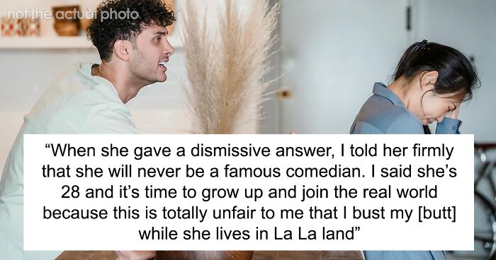 Aspiring Comedian Gets Harsh Truth From BF Who Bears All Expenses After She Quit Her 9-5 Job
