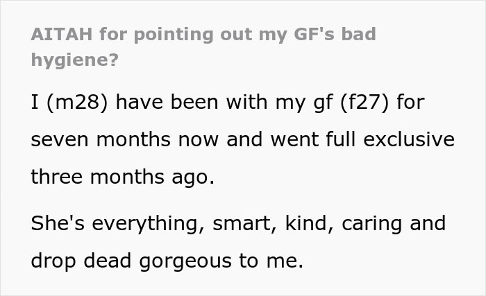 Guy Tries To Be Patient With "Gross" GF, Can't Handle It Anymore Guy Tries To Be Patient With "Gross" GF, Can't Handle It Anymore