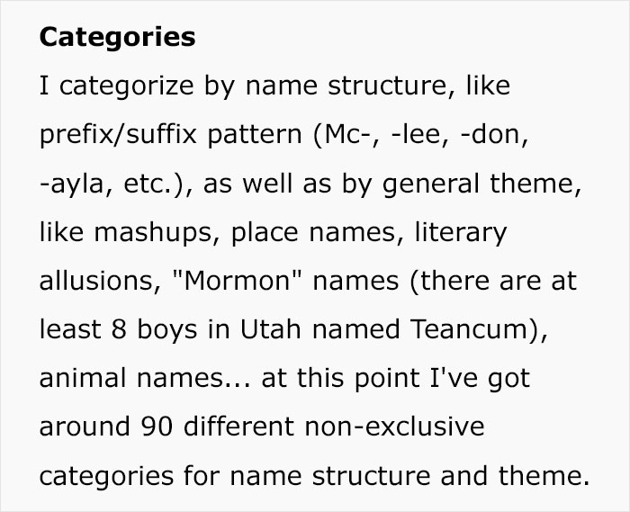 “Kunthea”: Woman Documents The Most Unfortunate Baby Names That Utah Parents Have Chosen “Kunthea”: Woman Documents The Most Unfortunate Baby Names That Utah Parents Have Chosen