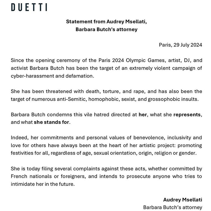 Activist Faces Backlash Over Misinterpreted “Last Supper” Act At Olympics, Files Suit Activist Faces Backlash Over Misinterpreted “Last Supper” Act At Olympics, Files Suit