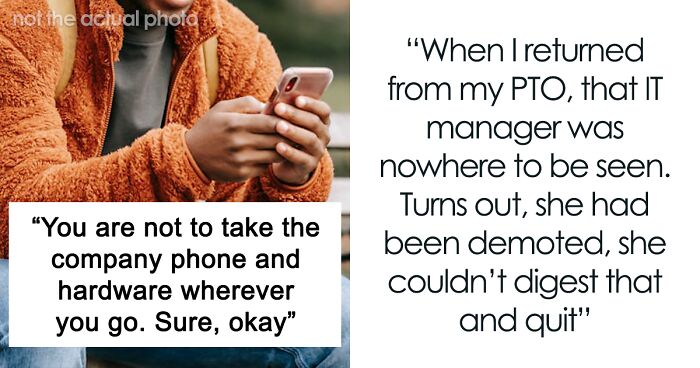 Employee Goes On Vacation And Doesn’t Take The Company Phone As Told, It Costs The Company $6K