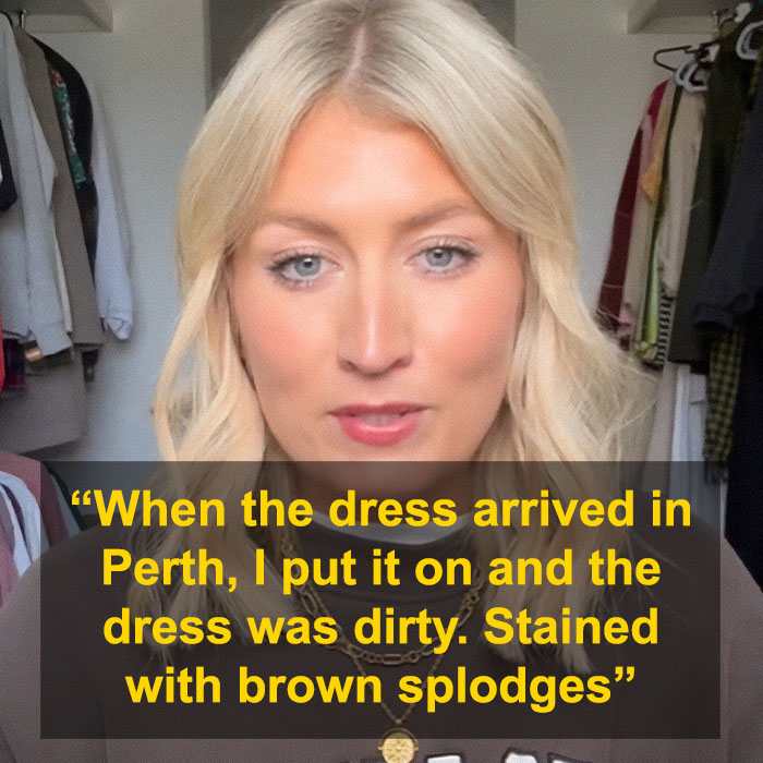 Influencer Accuses Bridal Shop Of Sending A “Dirty” Dress, Gets Reality Check And Legal Battle Influencer Accuses Bridal Shop Of Sending A “Dirty” Dress, Gets Reality Check And Legal Battle