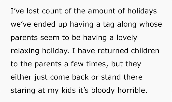 Frustrated Mom Struggles With Random Kids Becoming Unwanted Holiday Tag-Alongs Frustrated Mom Struggles With Random Kids Becoming Unwanted Holiday Tag-Alongs