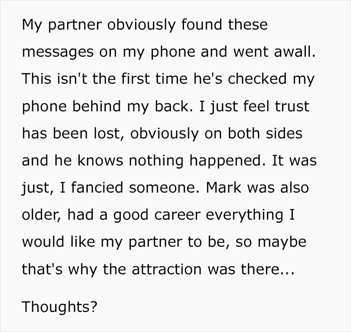 Man Goes Through Partner’s Phone To Find Messages He Didn’t See Coming, Sparks A Discussion Man Goes Through Partner’s Phone To Find Messages He Didn’t See Coming, Sparks A Discussion