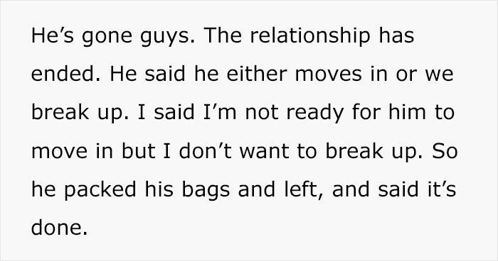 BF 'Surprises' GF By Moving Into Her House Without Prior Warning, She Refuses, Gets Dumped BF 'Surprises' GF By Moving Into Her House Without Prior Warning, She Refuses, Gets Dumped